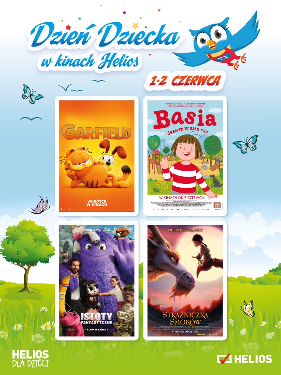 DZIEŃ DZIECKA W KINIE HELIOS 1-2 CZERWCA 2024