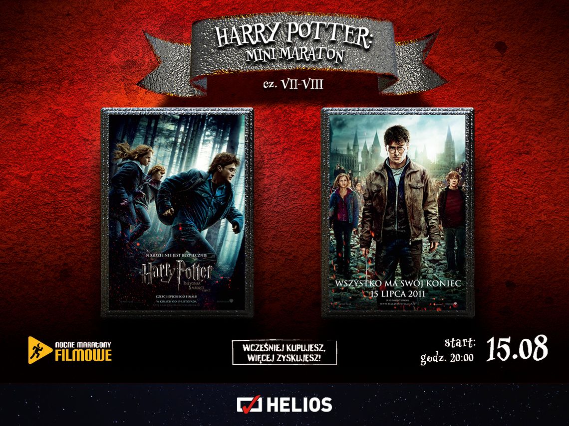 HARRY POTTER: MINI MARATON CZ. 7-8