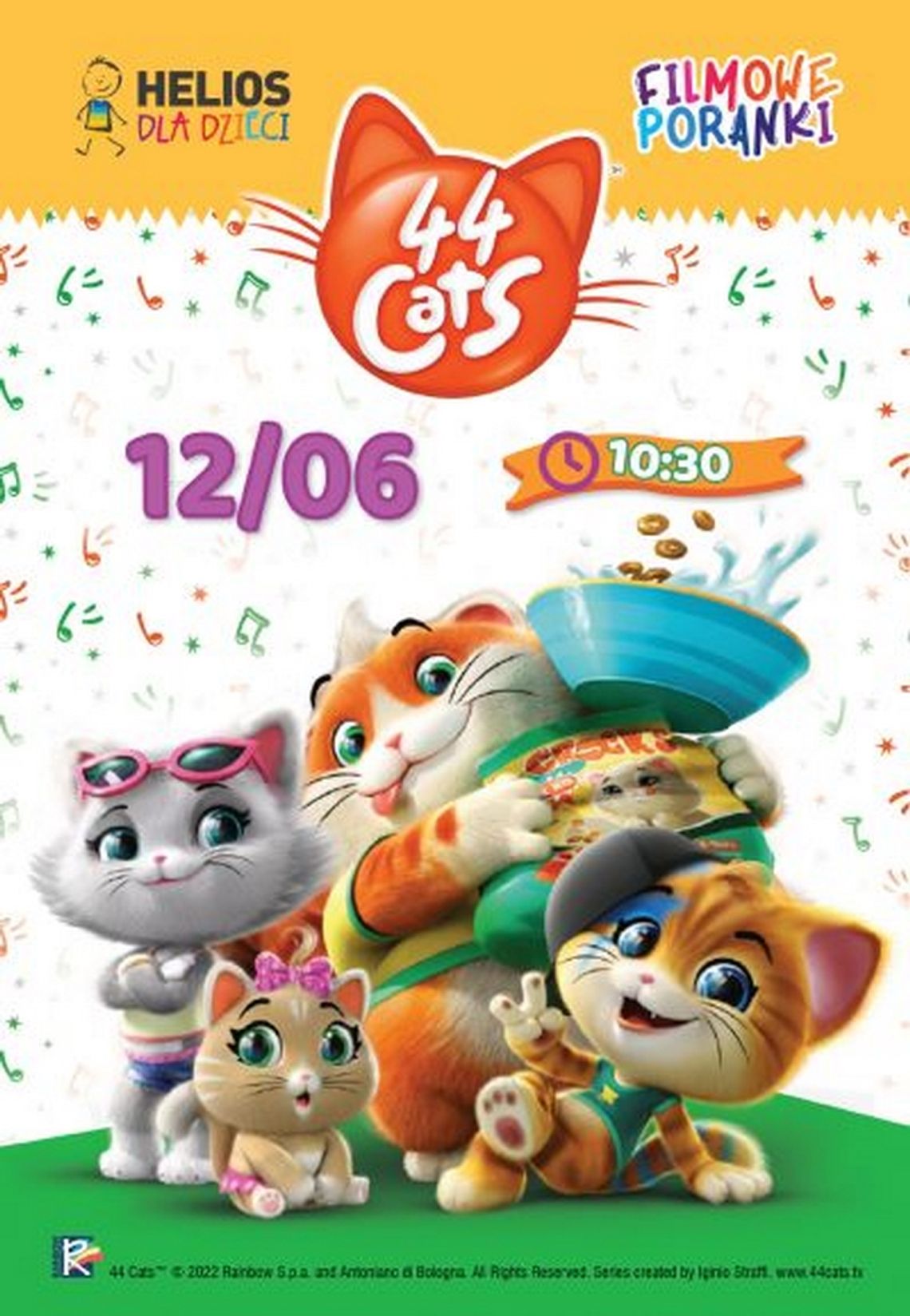 HELIOS STARACHOWICE ZAPRASZA NA: FILMOWE PORANKI 44 koty, cz. 16 HELIOS STARACHOWICE ZAPRASZA NA: FILMOWE PORANKI 44 koty, cz. 16