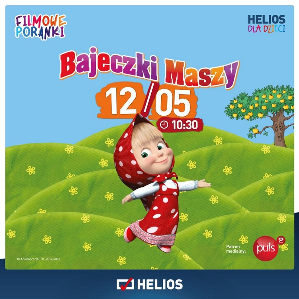 Helios Starachowice zaprasza na Filmowe Poranki: Bajeczki Maszy, cz. 6