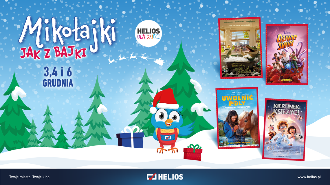 Helios Starachowice zaprasza na Mikołajki: 3, 4 i 6 grudnia Helios Starachowice zaprasza na Mikołajki: 3, 4 i 6 grudnia