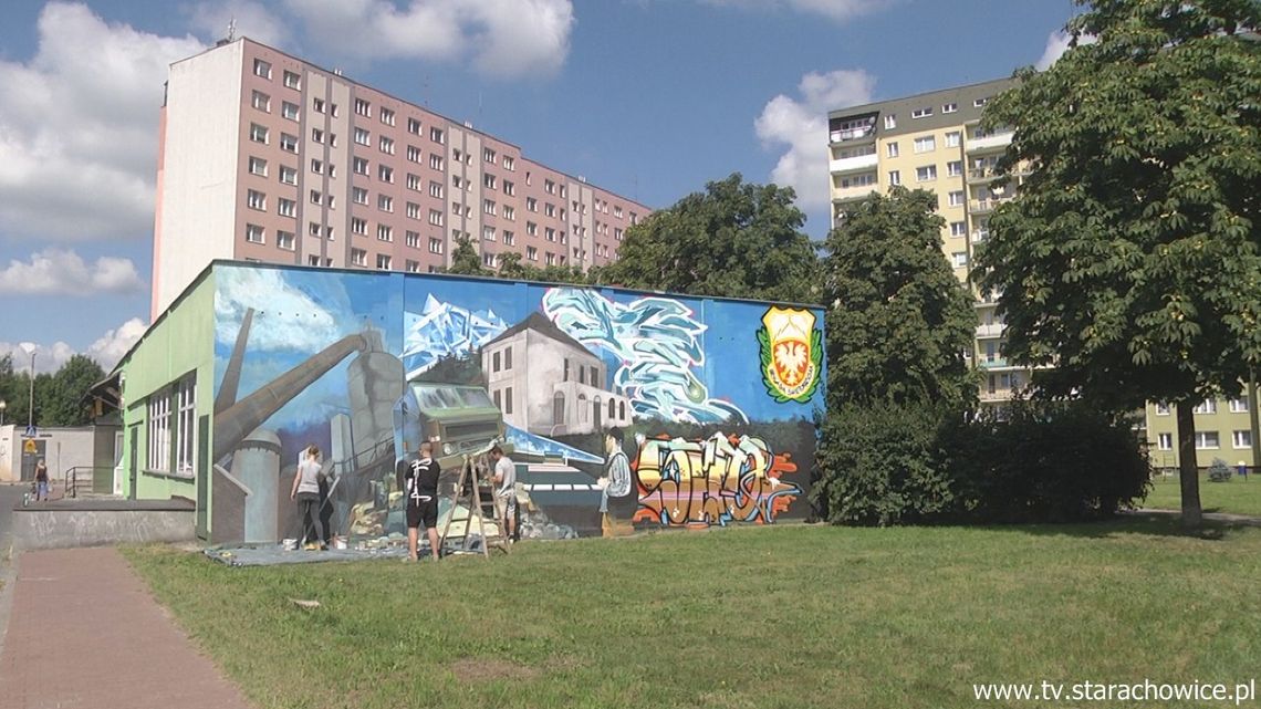 Historia Starachowic na muralu
