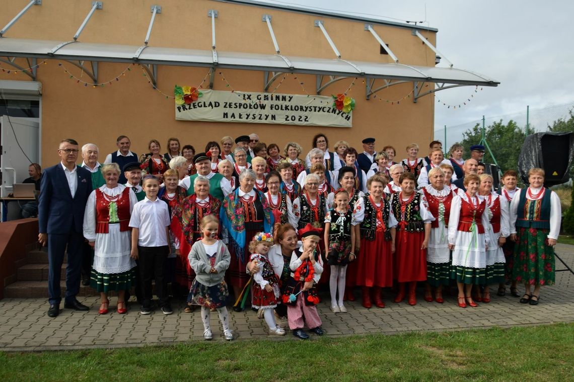 IX Gminny Przegląd Zespołów Folklorystycznych w Małyszynie