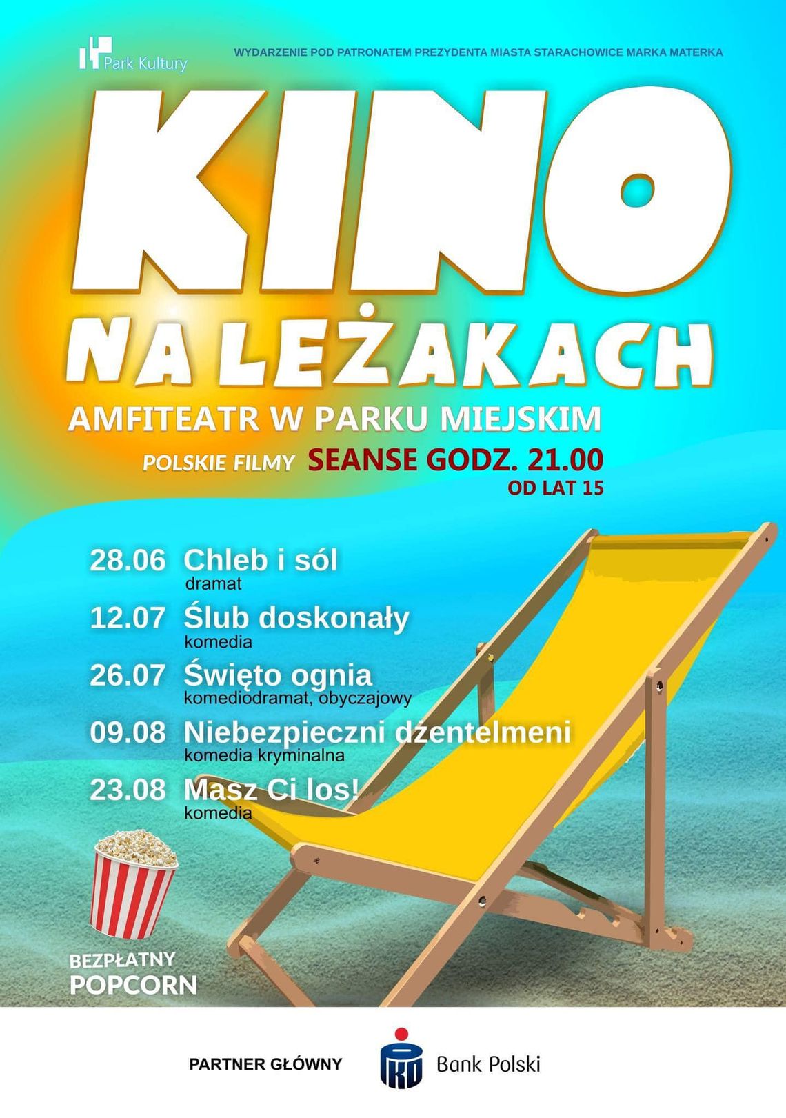 Już w najbliższy piątek kolejna odsłona "Kina na leżakach"