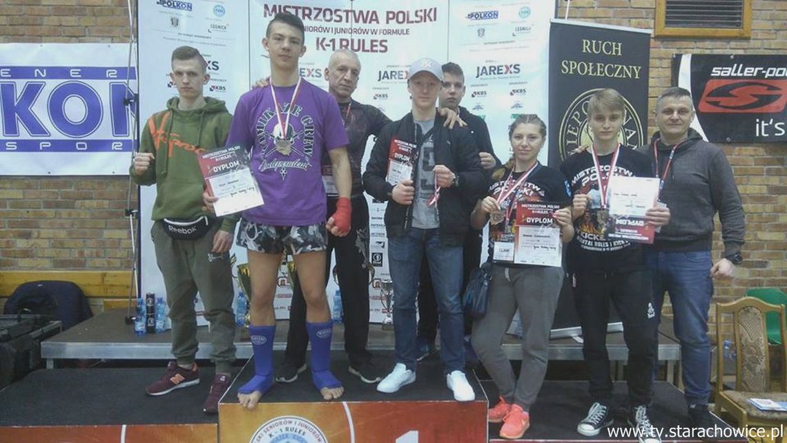 Kickbokserzy z klubu Dragon wrócili z ostatnich Mistrzostw Polski z trzema złotymi medalami