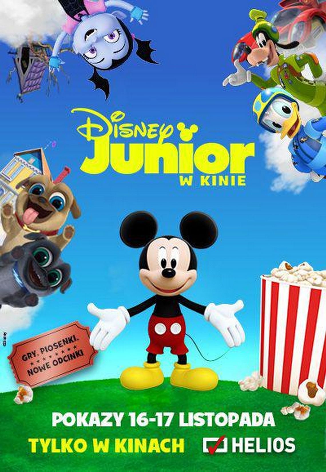 Kino Helios Starachowice zaprasza Disney Junior w Kinie – kolejna edycja!