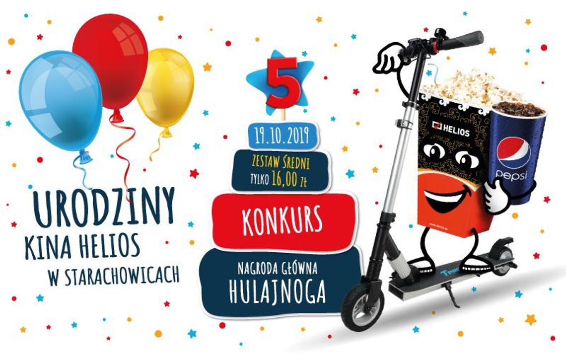 Kino Helios w Starachowicach obchodzi swoje 5 Urodziny!
