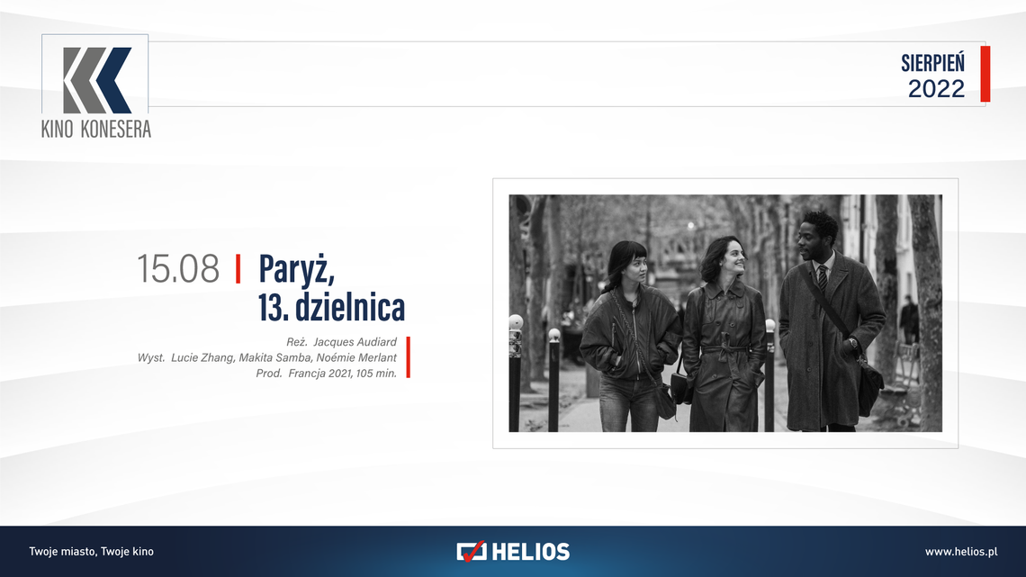 Kino Konesera - „Paryż, 13. dzielnica” Kino Konesera - „Paryż, 13. dzielnica”