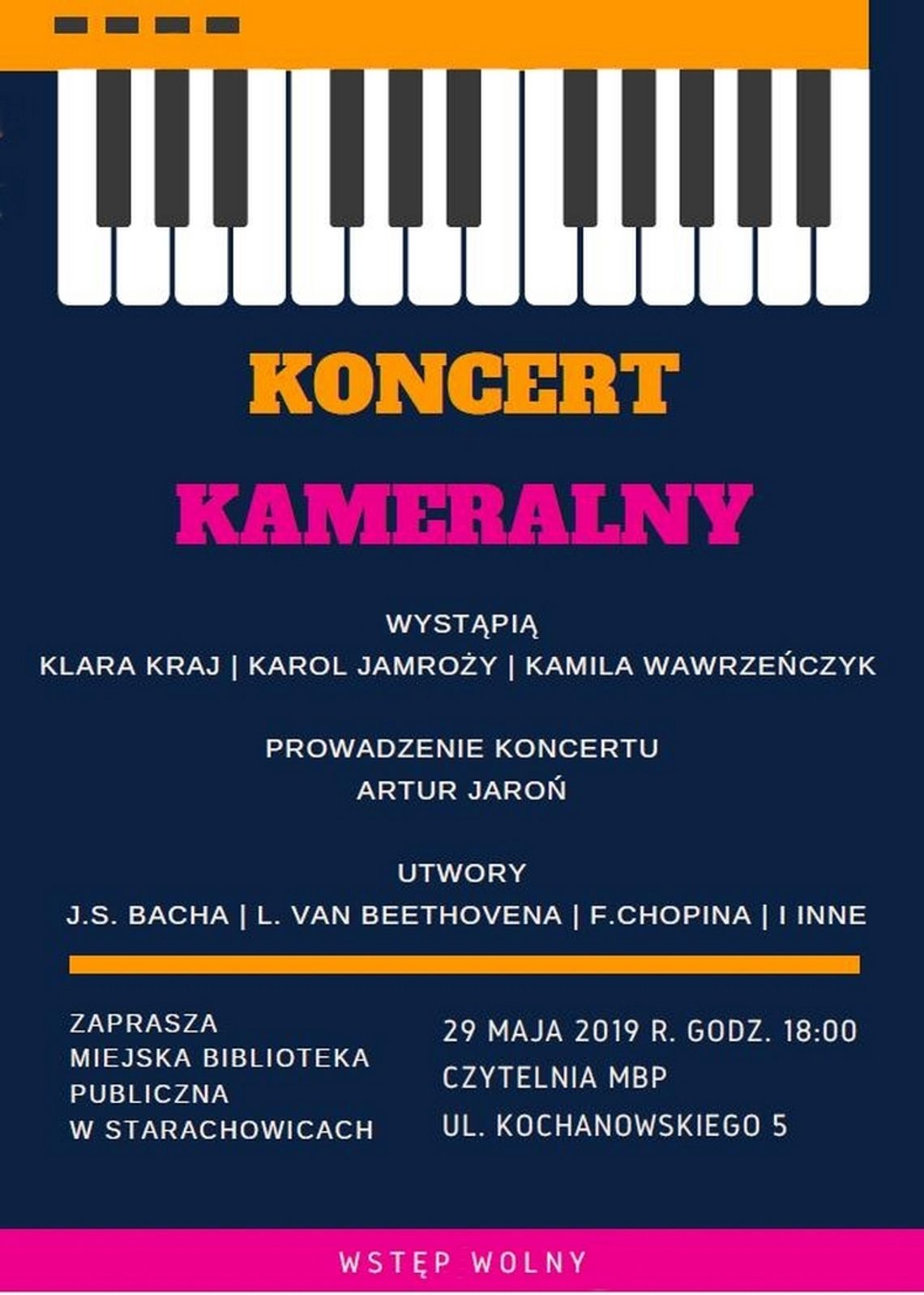 Koncert kameralny w MBP