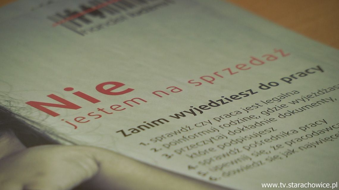 Konferencja „Powiat Starachowicki przeciwko handlowi ludźmi"