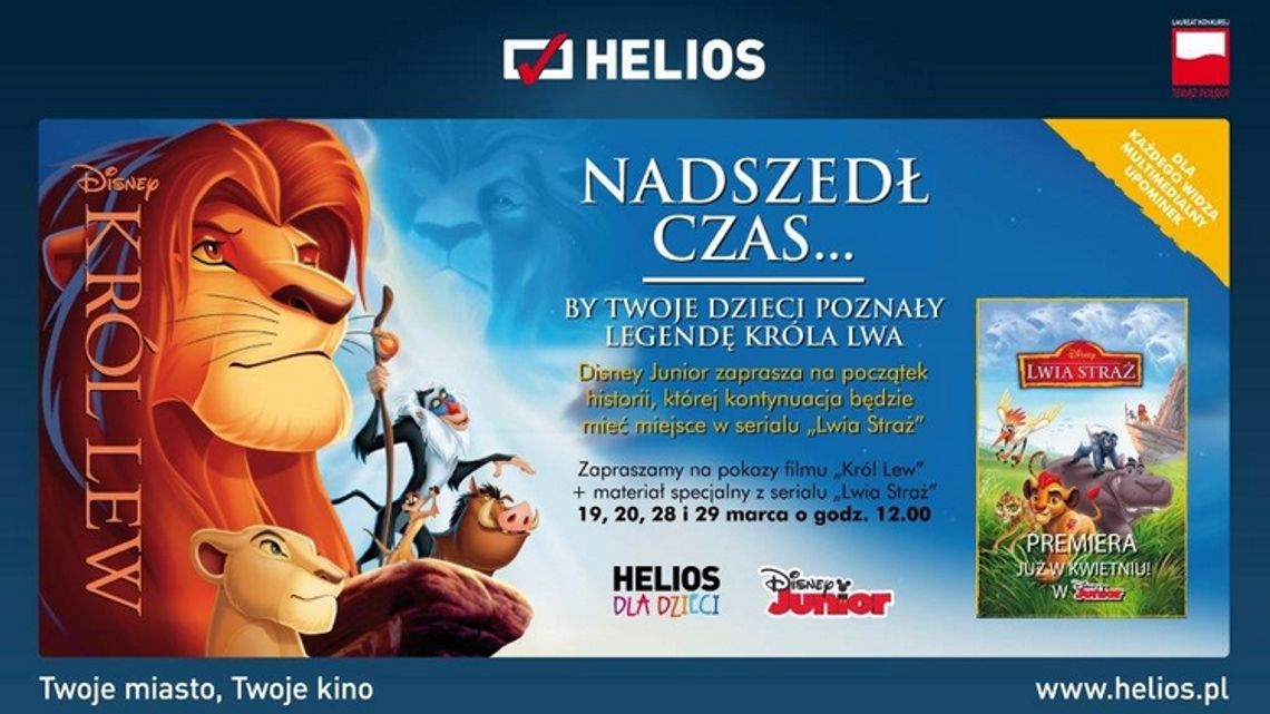 Król Lew w kinie Helios Starachowice