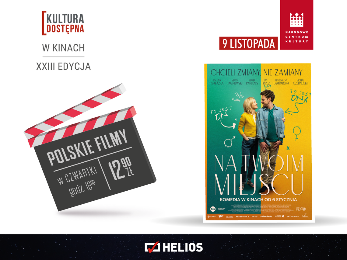 Kultura Dostępna – w Kinie Helios Starachowice!