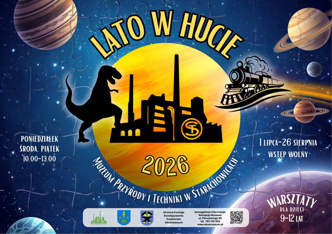 Lato w Hucie 2026. Cykl ciekawych zajęć w Muzeum Przyrody i Techniki