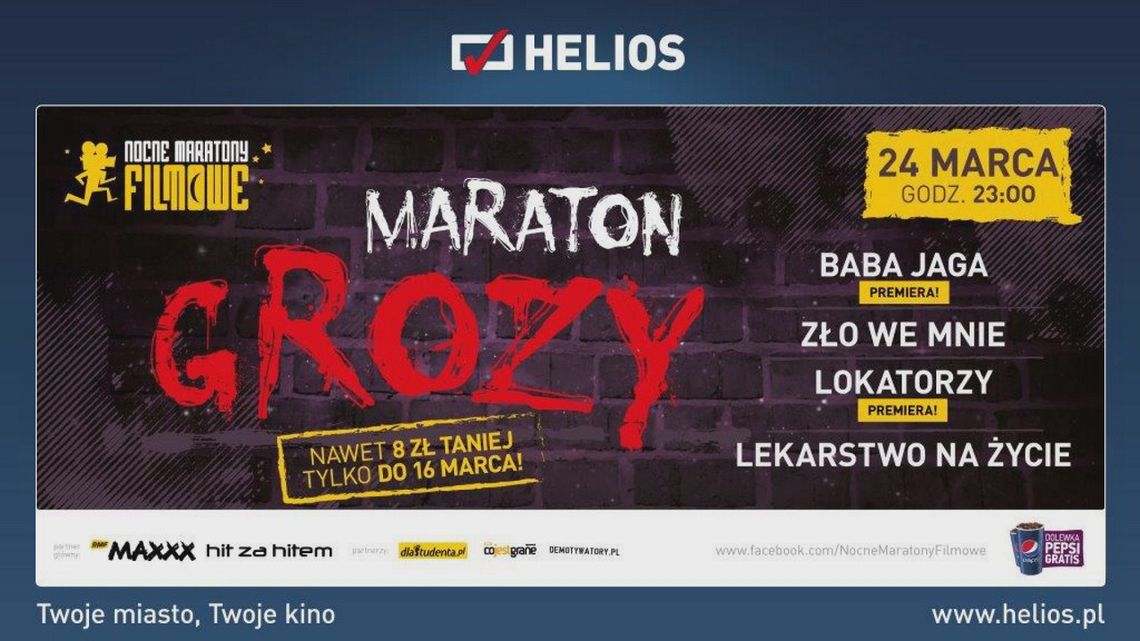 Maraton Grozy w kinach Helios!