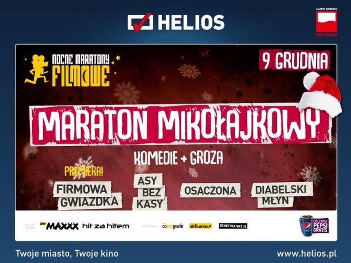 Maraton Mikołajkowy w kinie Helios 