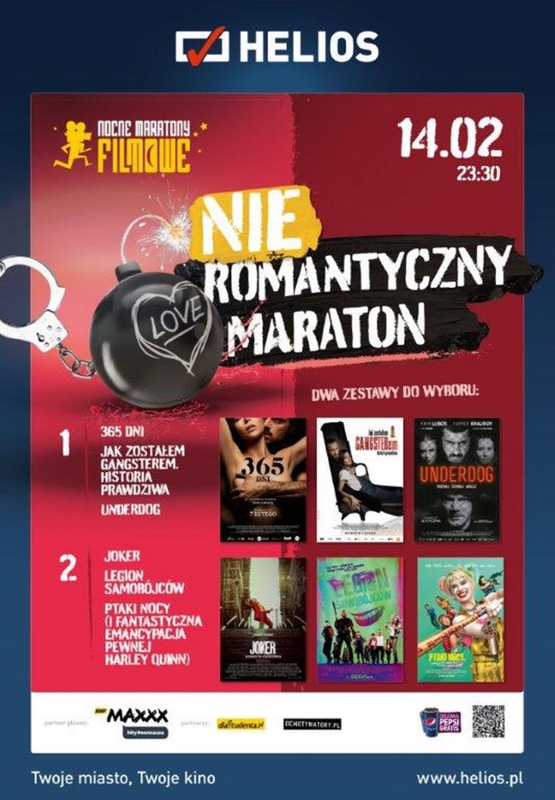 Maraton Nieromantyczny  w kinie Helios Starachowice!!!