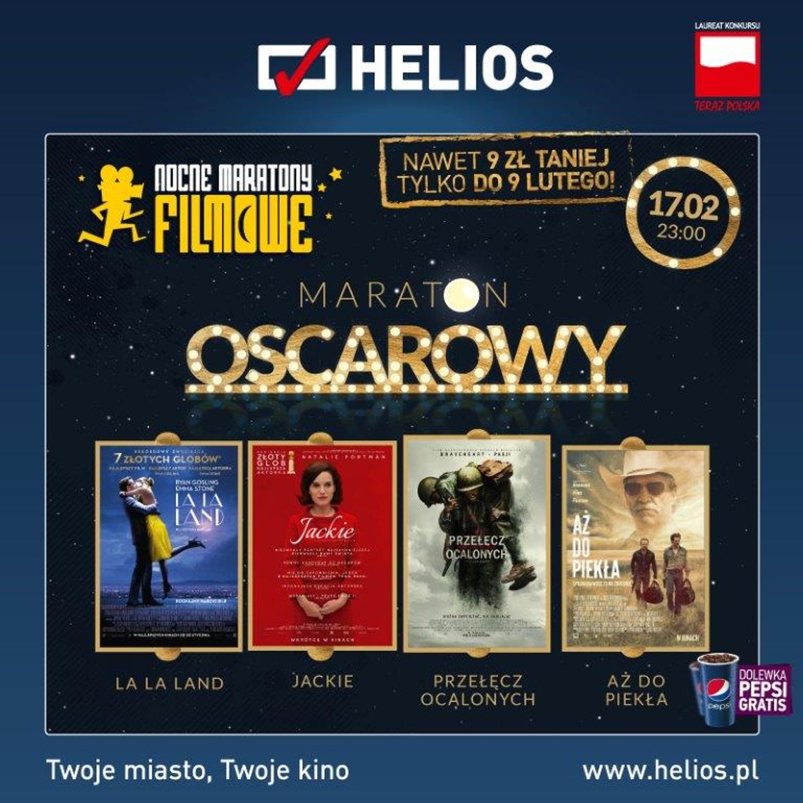 Maraton Oscarowy w kinie Helios 