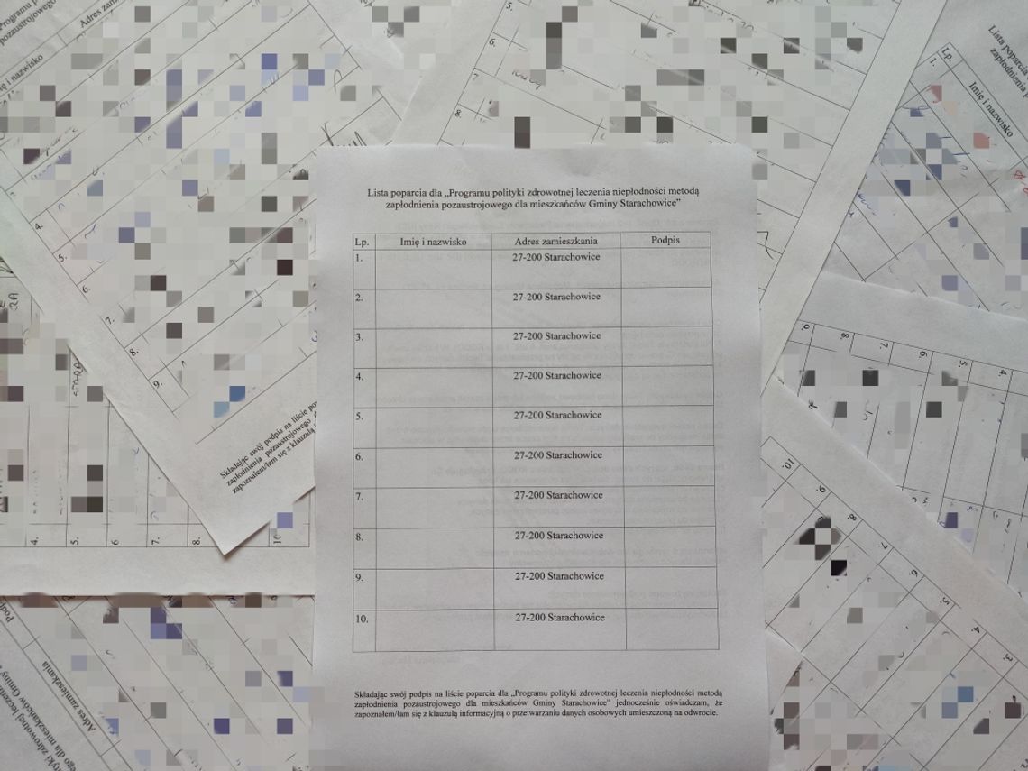 Miejski Program In Vitro dla Starachowic. LISTA punktów stacjonarnych, gdzie można złożyć podpis poparcia Miejski Program In Vitro dla Starachowic. LISTA punktów stacjonarnych, gdzie można złożyć podpis poparcia