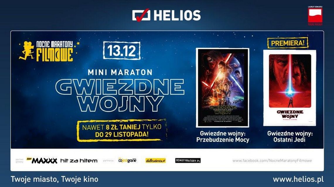 Mini Maraton Gwiezdnych Wojen  w kinach Helios!