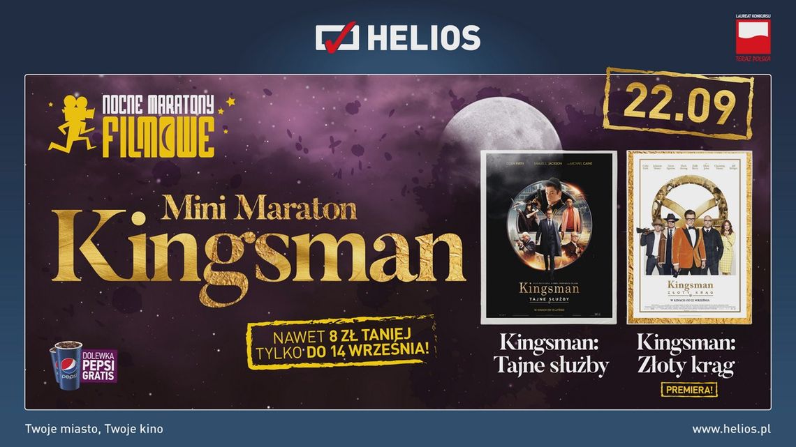 Mini Maraton  Kingsmana w kinach Helios