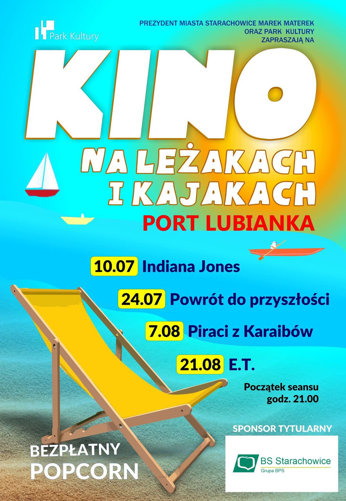 Na leżakach i kajakach - wyjątkowa edycja plenerowego kina