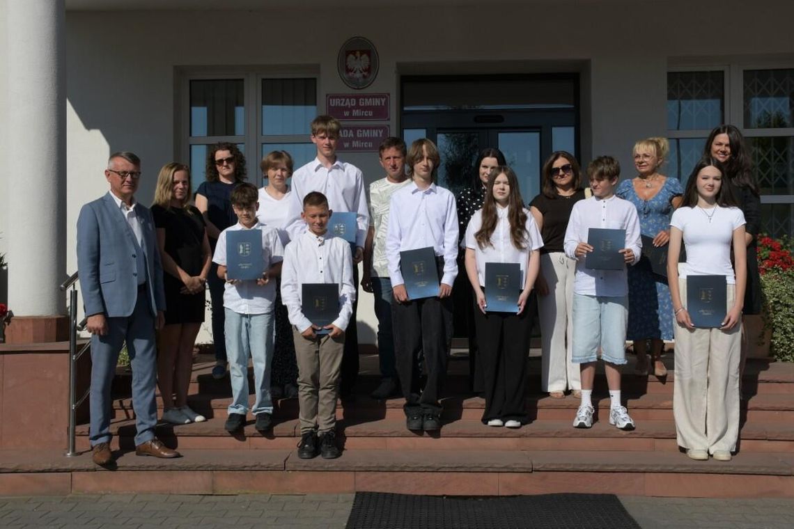 Nagrody edukacyjne Wójta Gminy Mirzec