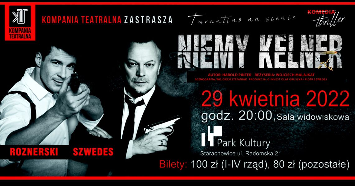 "Niemy kelner" w Parku Kultury