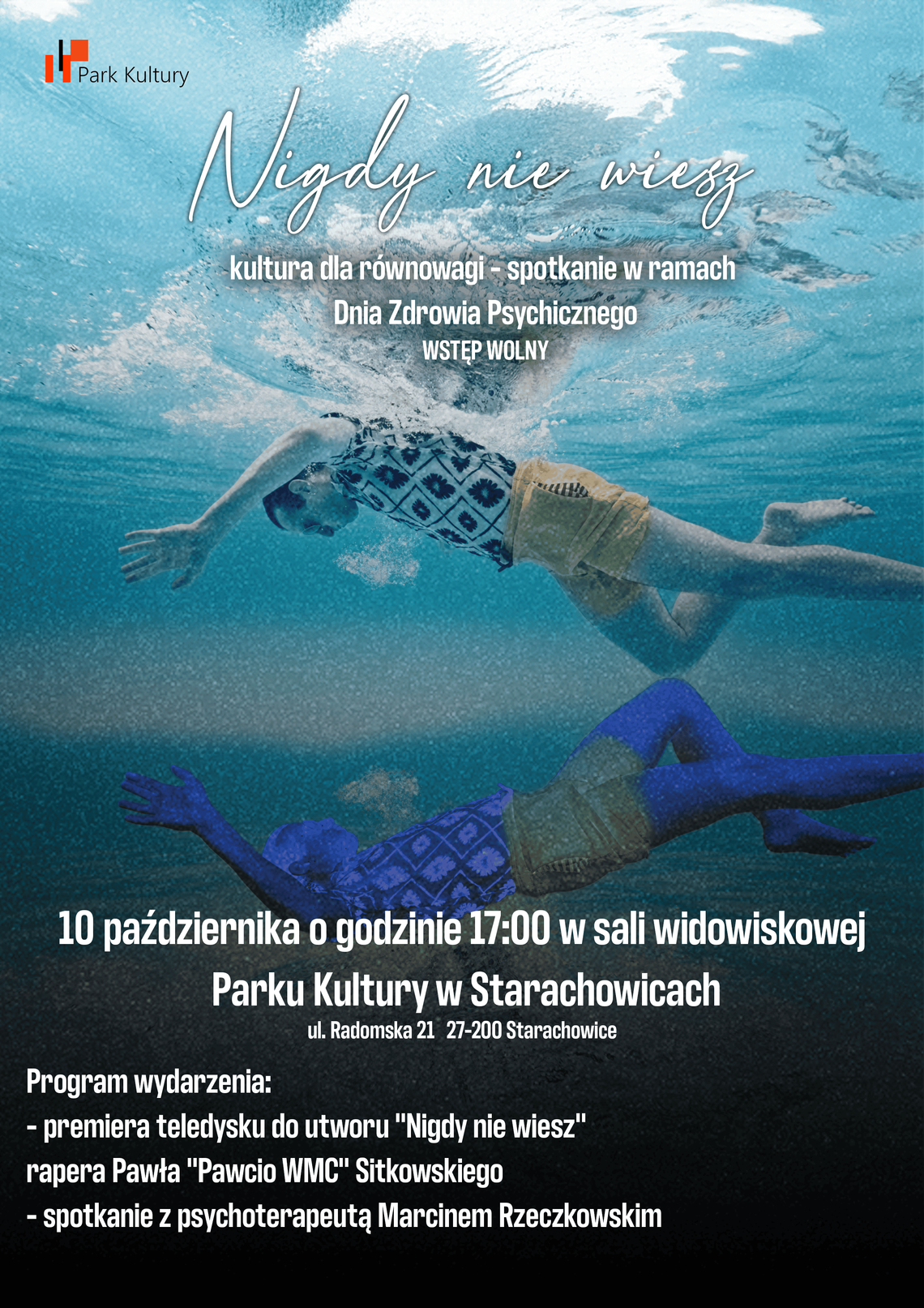 „Nigdy nie wiesz”, kultura dla równowagi – spotkanie w ramach Dnia Zdrowia Psychicznego