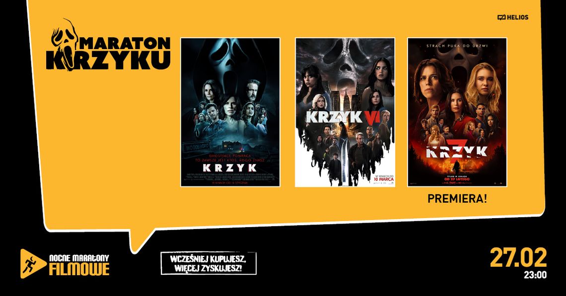 NOCNY MARATON FILMOWY: -KRZYK