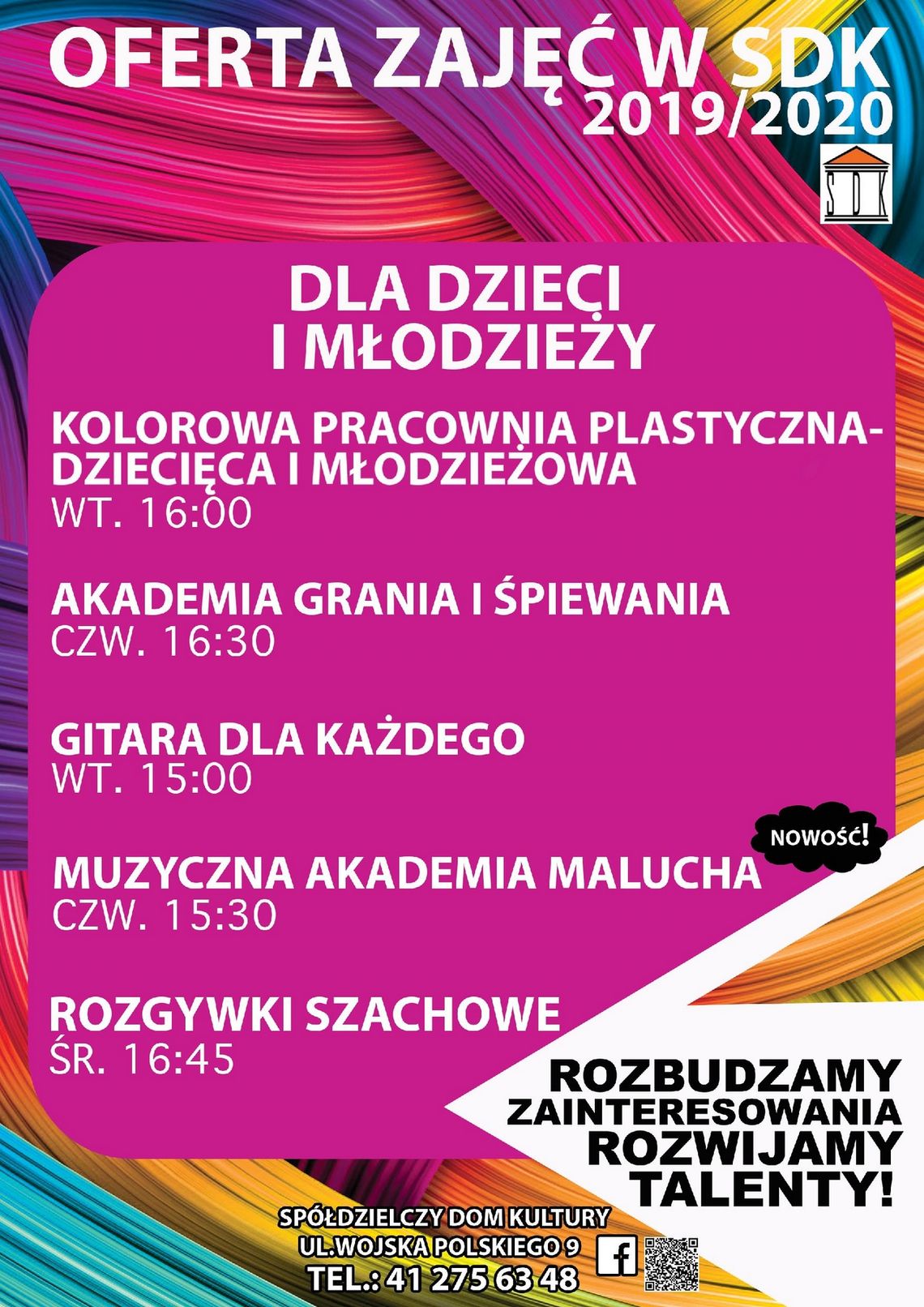 Nowa oferta Spółdzielczego Domu Kultury