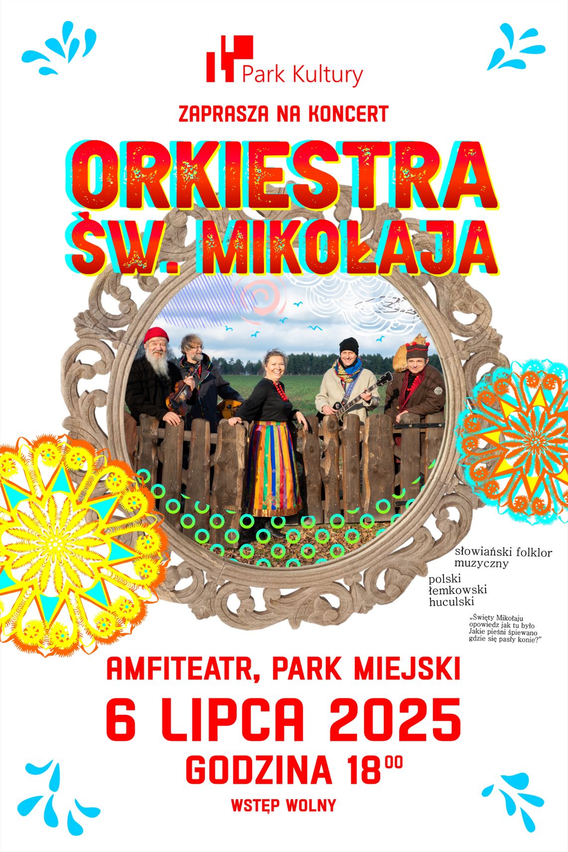 Park Kultury zaprasza na wyjątkowy koncert legendarnego lubelskiego zespołu Orkiestra Świętego Mikołaja