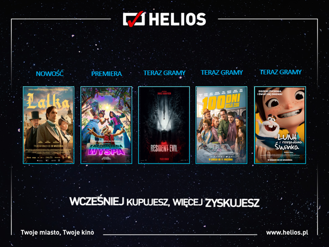 Październikowe nowości w kinach Helios