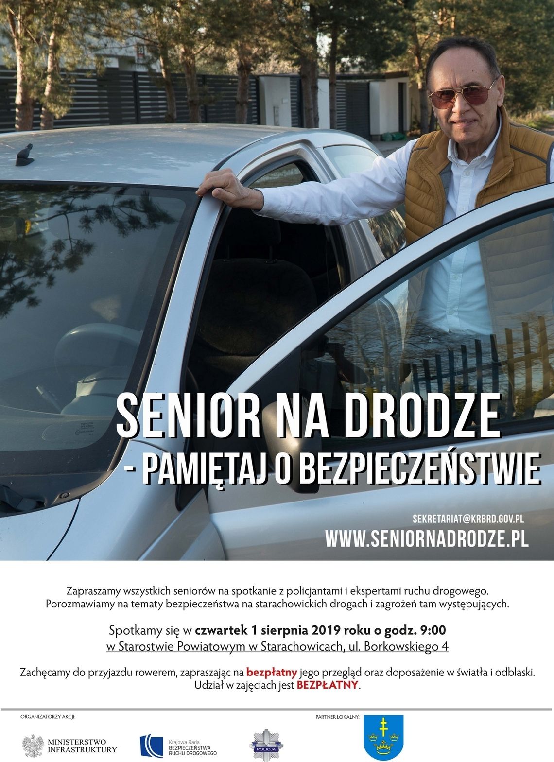 „Senior na drodze-pamiętaj o bezpieczeństwie”