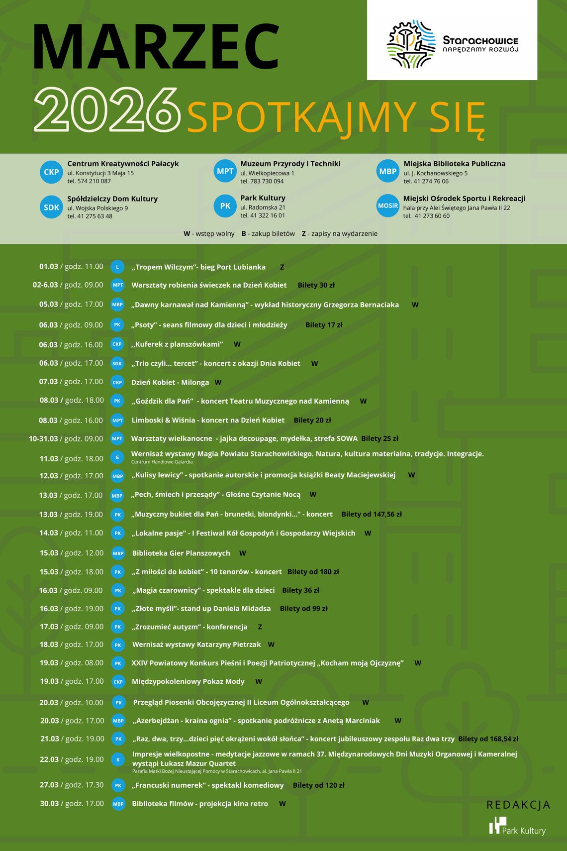 Spotkajmy się - marzec 2026