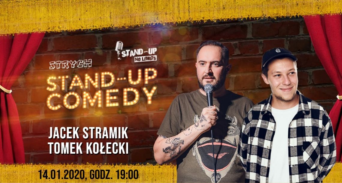 STAND-UP COMEDY SHOW w Starachowicach. Wystąpią: Tomek Kołecki i Jacek Stramik