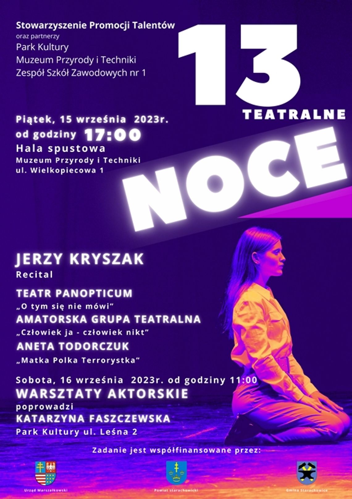 Starachowicka Uczta Teatralna, czyli 13. Noce Teatralne już w najbliższy piątek