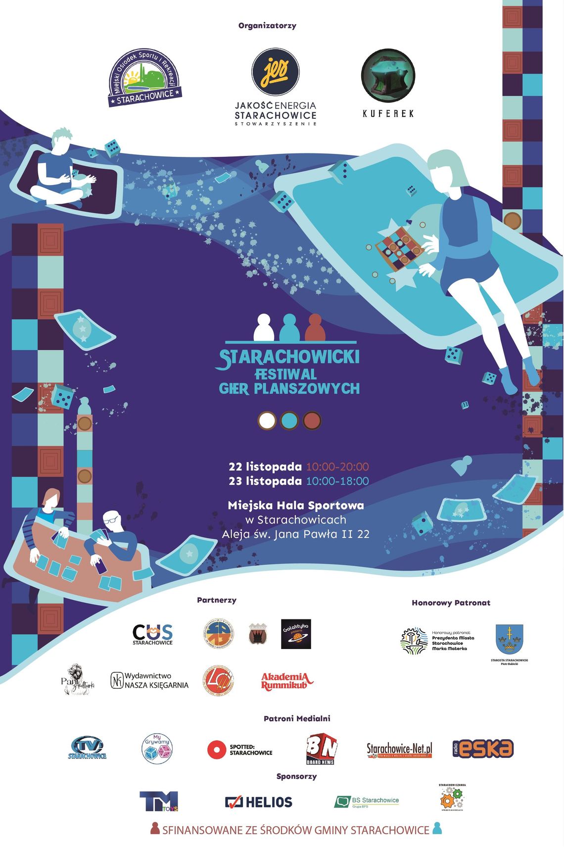 Starachowicki Festiwal Gier Planszowych już 22 i 23 listopada!