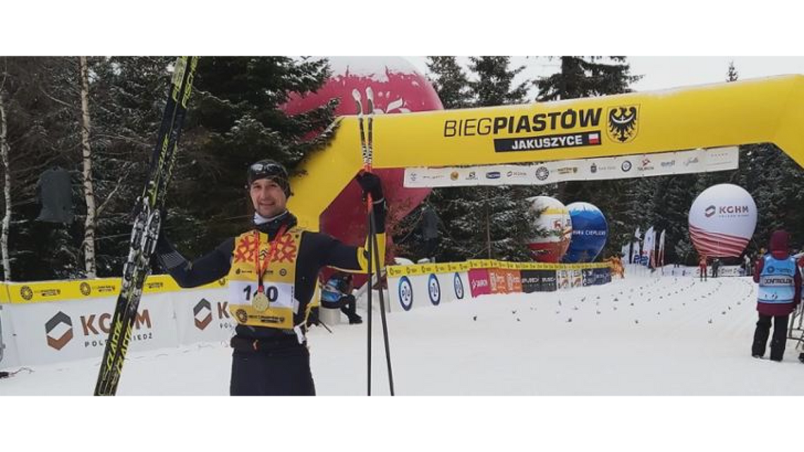 Strażak ze Starachowic z medalem w biegach narciarskich