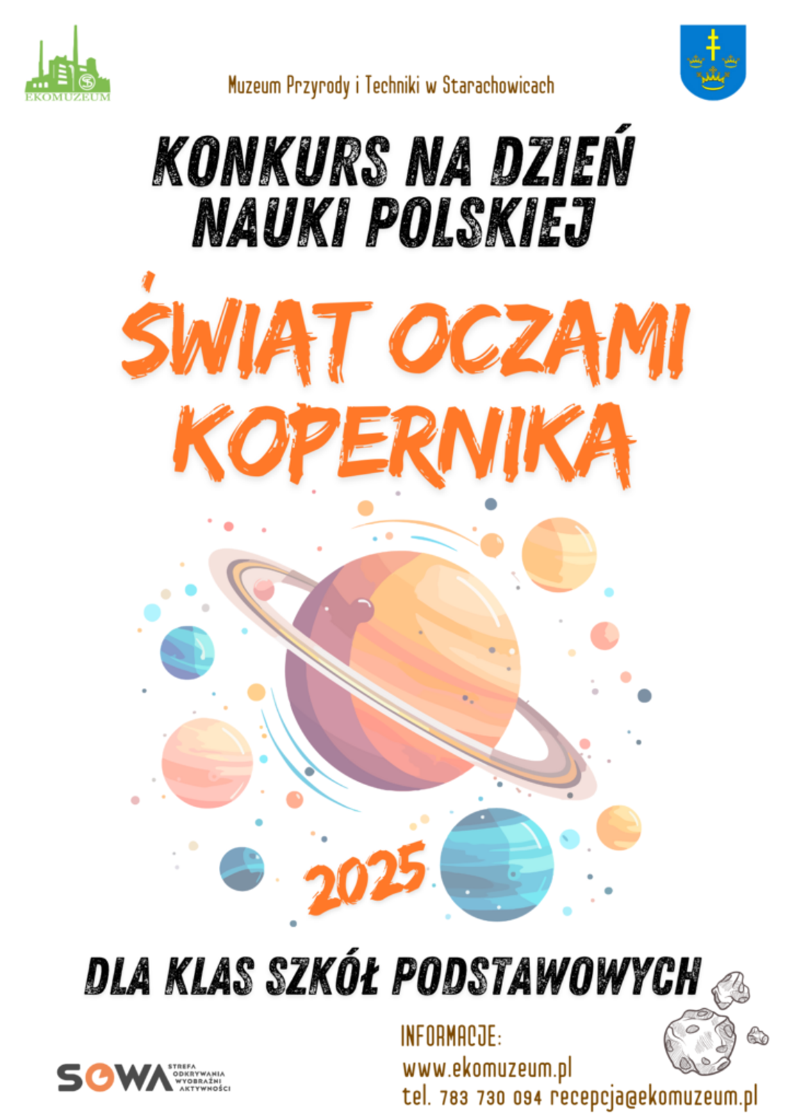 "Świat oczami Kopernika" konkurs dla szkół podstawowych