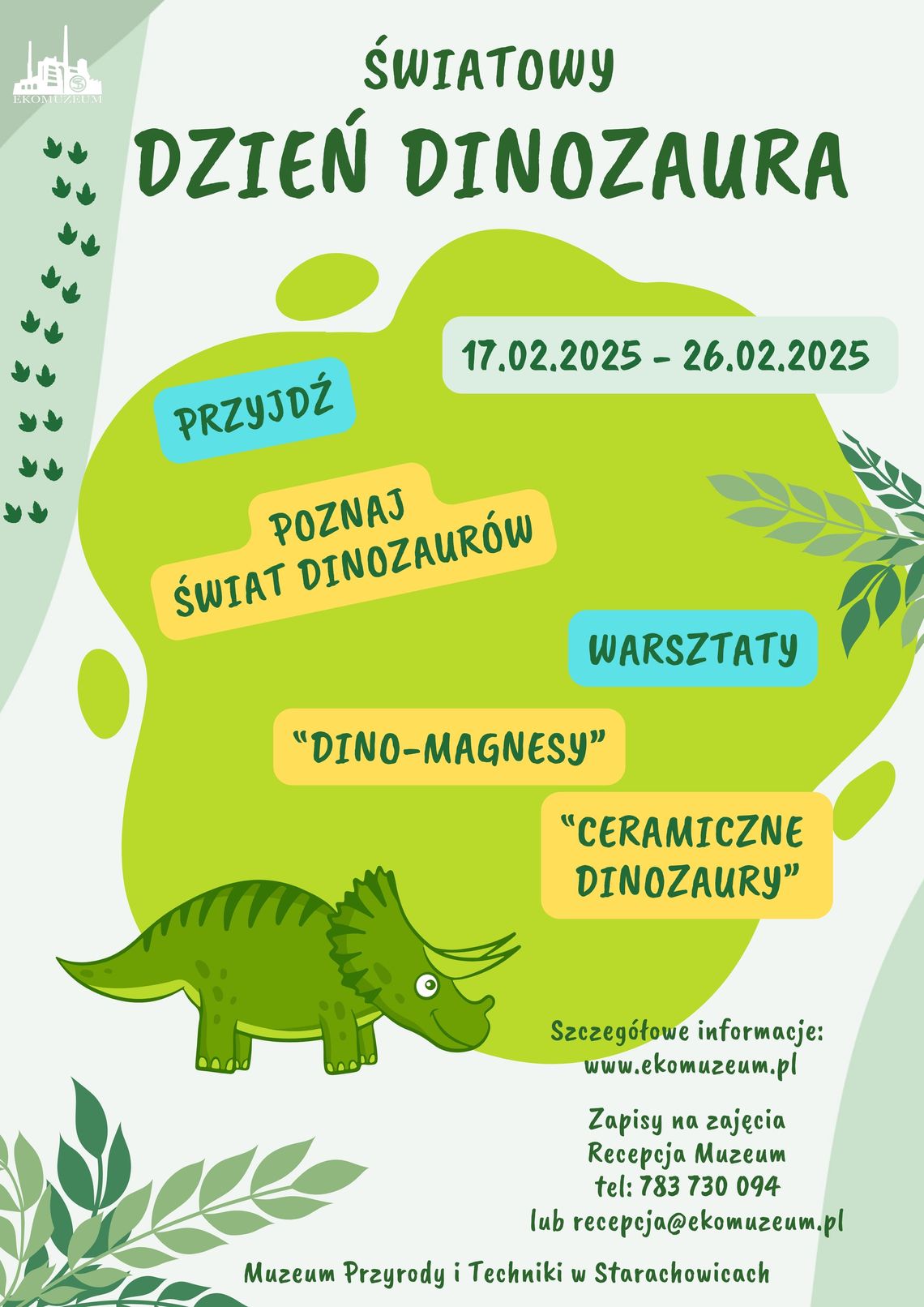 Światowy Dzień Dinozaura w Muzeum Przyrody i Techniki