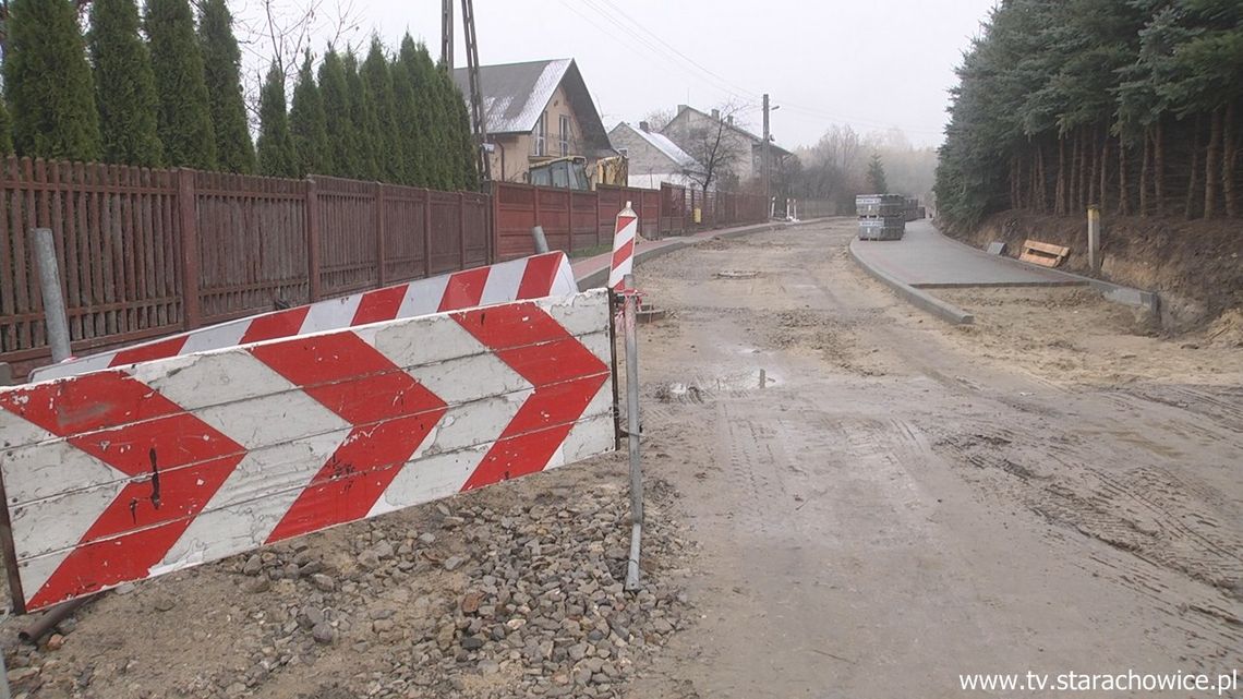 Trwa modernizacja ulicy Łazy w Starachowicach