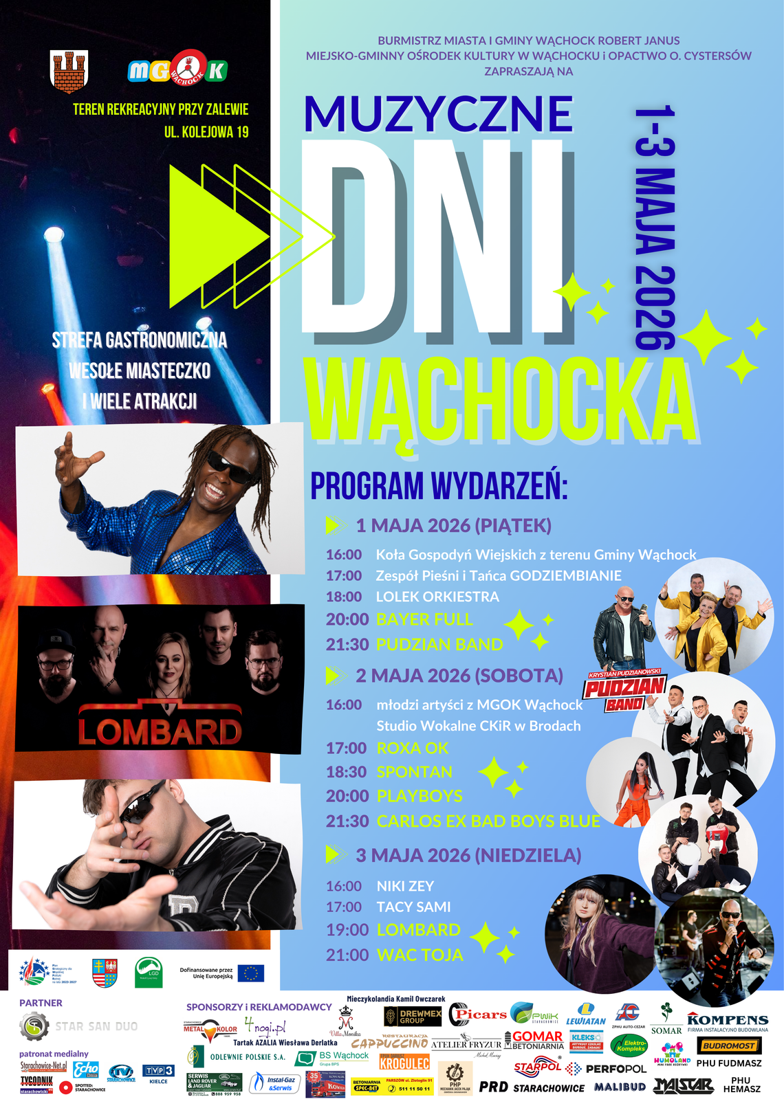 Trzy dni muzycznej energii nad zalewem. Wąchock zaprasza na wielkie święto!