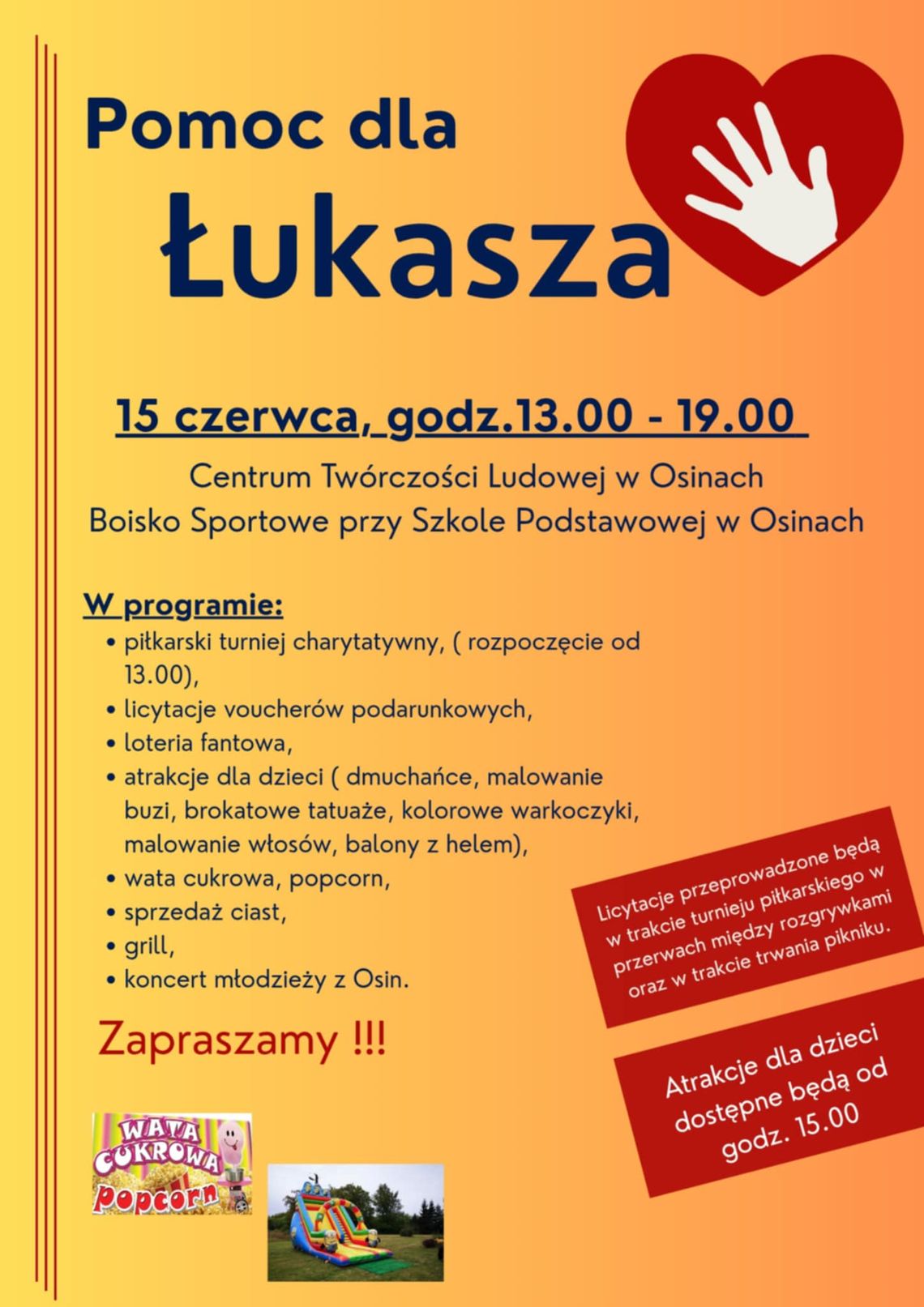 Turniej charytatywny dla Łukasza