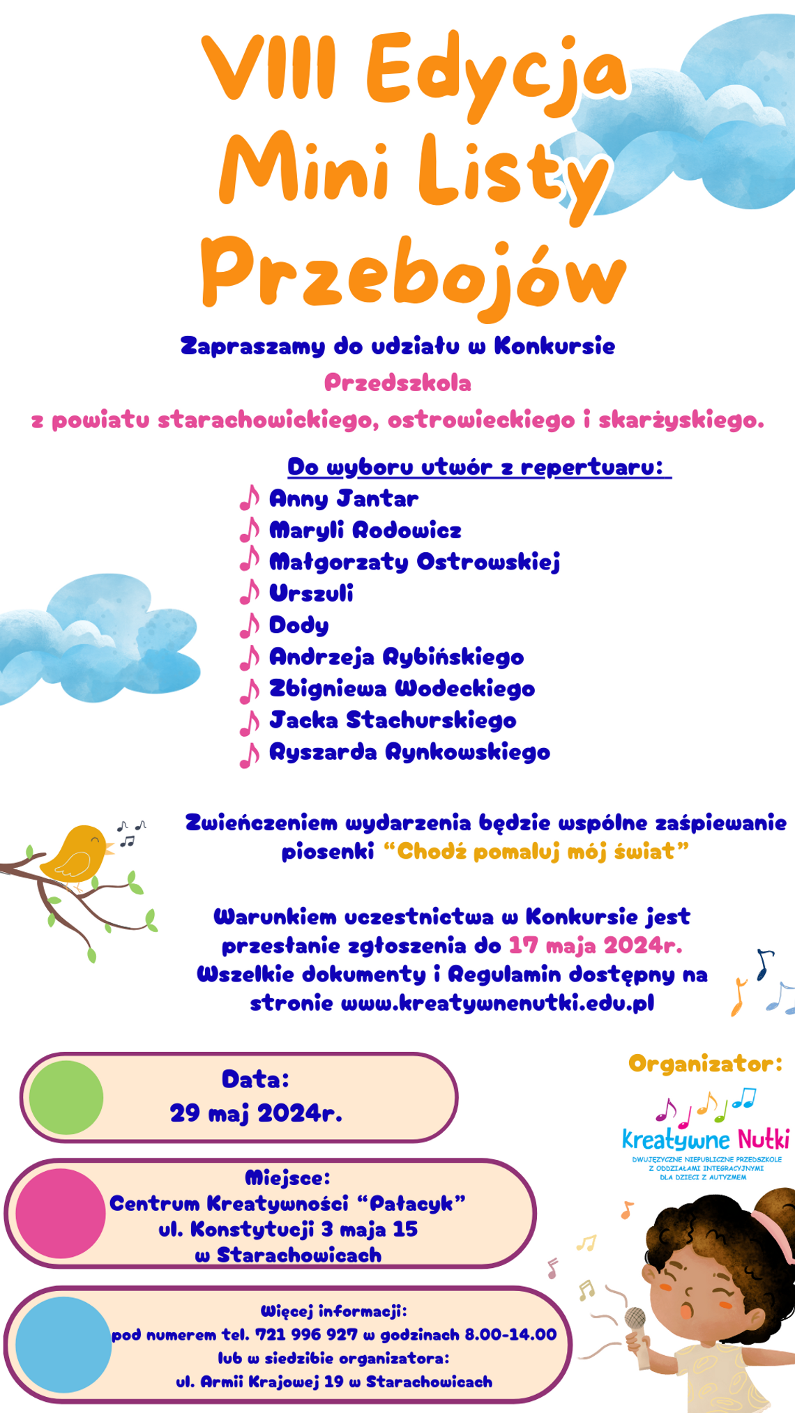 VIII edycja Mini Listy Przebojów!