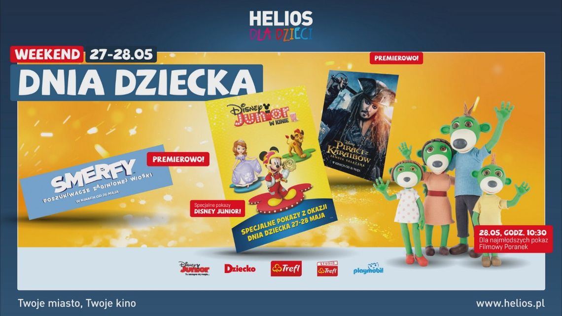 Weekend Dnia Dziecka w kinie Helios Starachowice