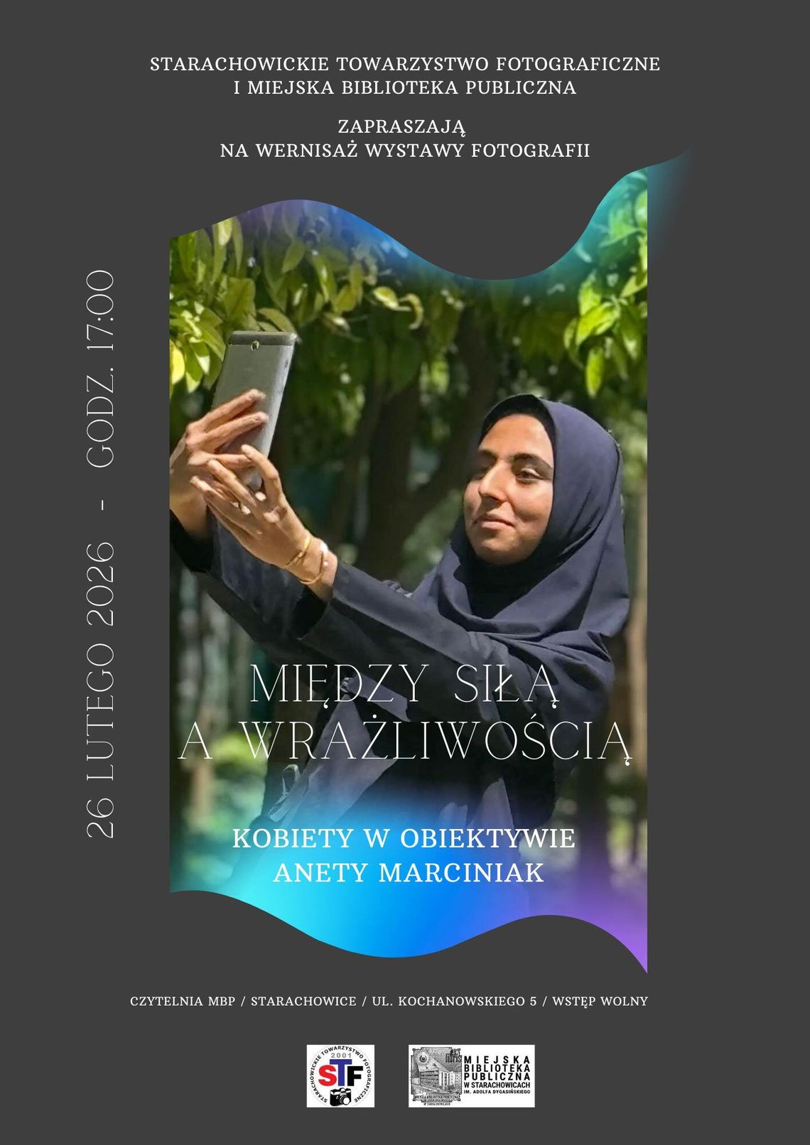 Wernisaż wystawy „Między siłą a wrażliwością” – Kobiety w obiektywie Anety Marciniak Wernisaż wystawy „Między siłą a wrażliwością” – Kobiety w obiektywie Anety Marciniak