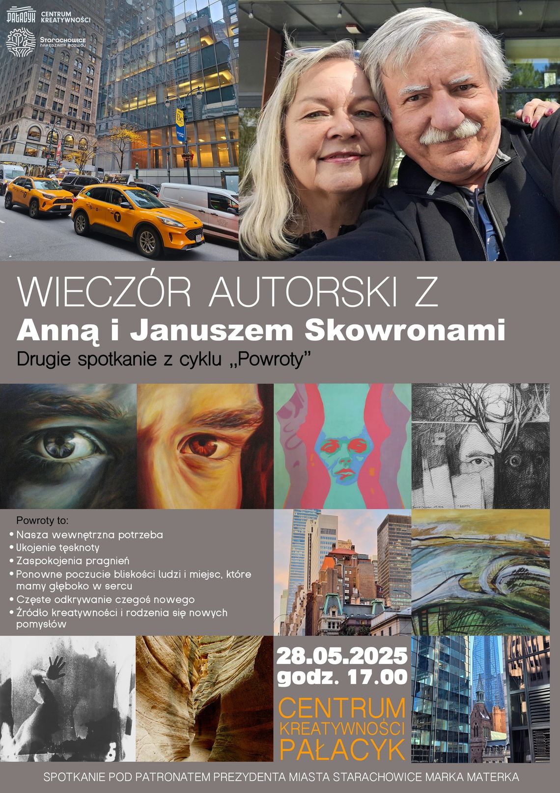 Wieczór z Anną i Januszem Skowronami, drugie spotkanie z cyklu ,,Powroty"
