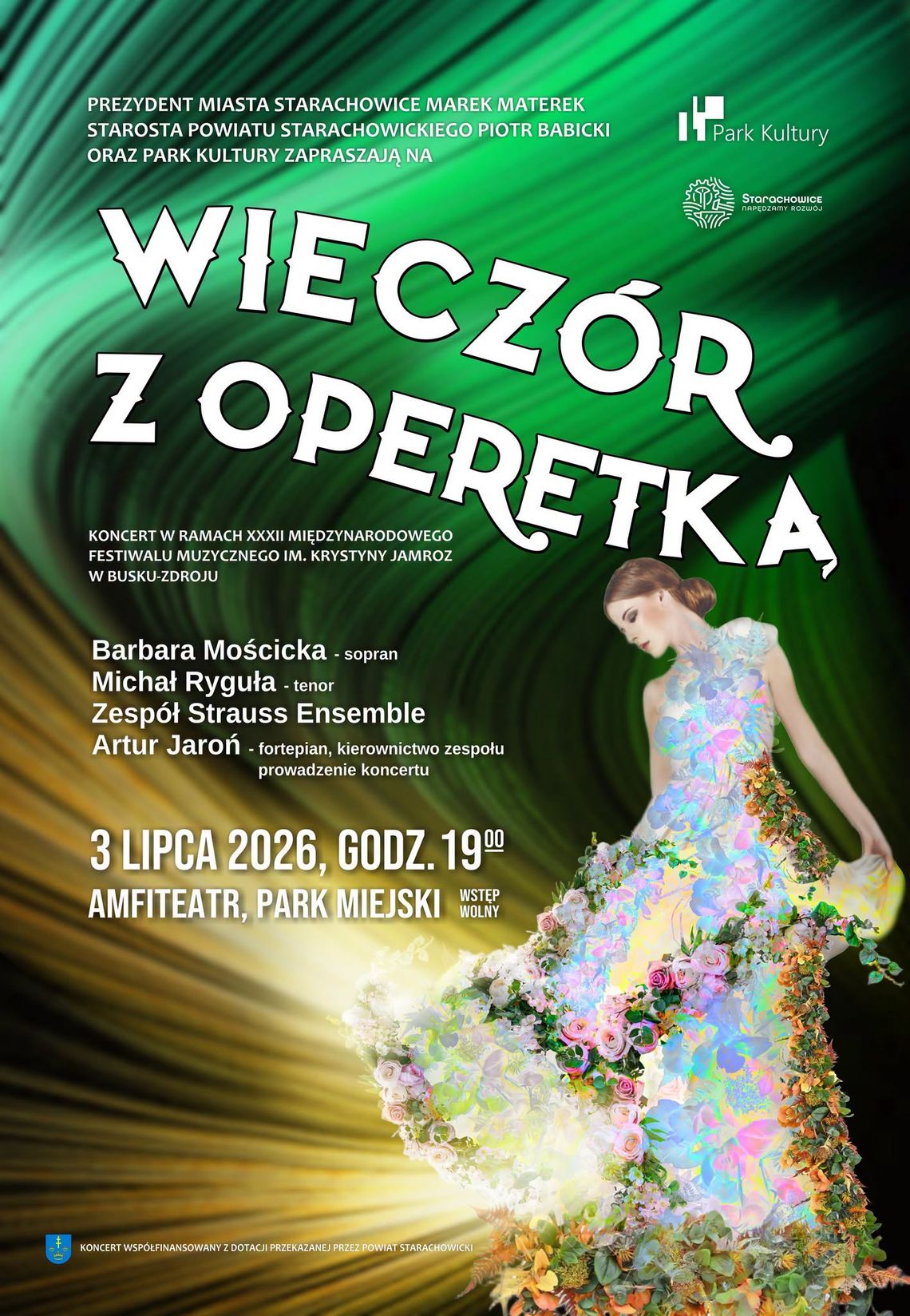 Wieczór z operetką w malowniczej scenerii Amfiteatru Parku Miejskiego Wieczór z operetką w malowniczej scenerii Amfiteatru Parku Miejskiego
