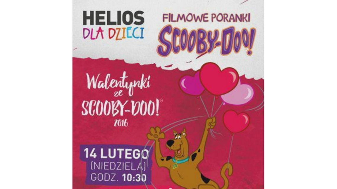 Wygraj zaproszenie na filmowe poranki Scooby-Doo w kinie Helios!
