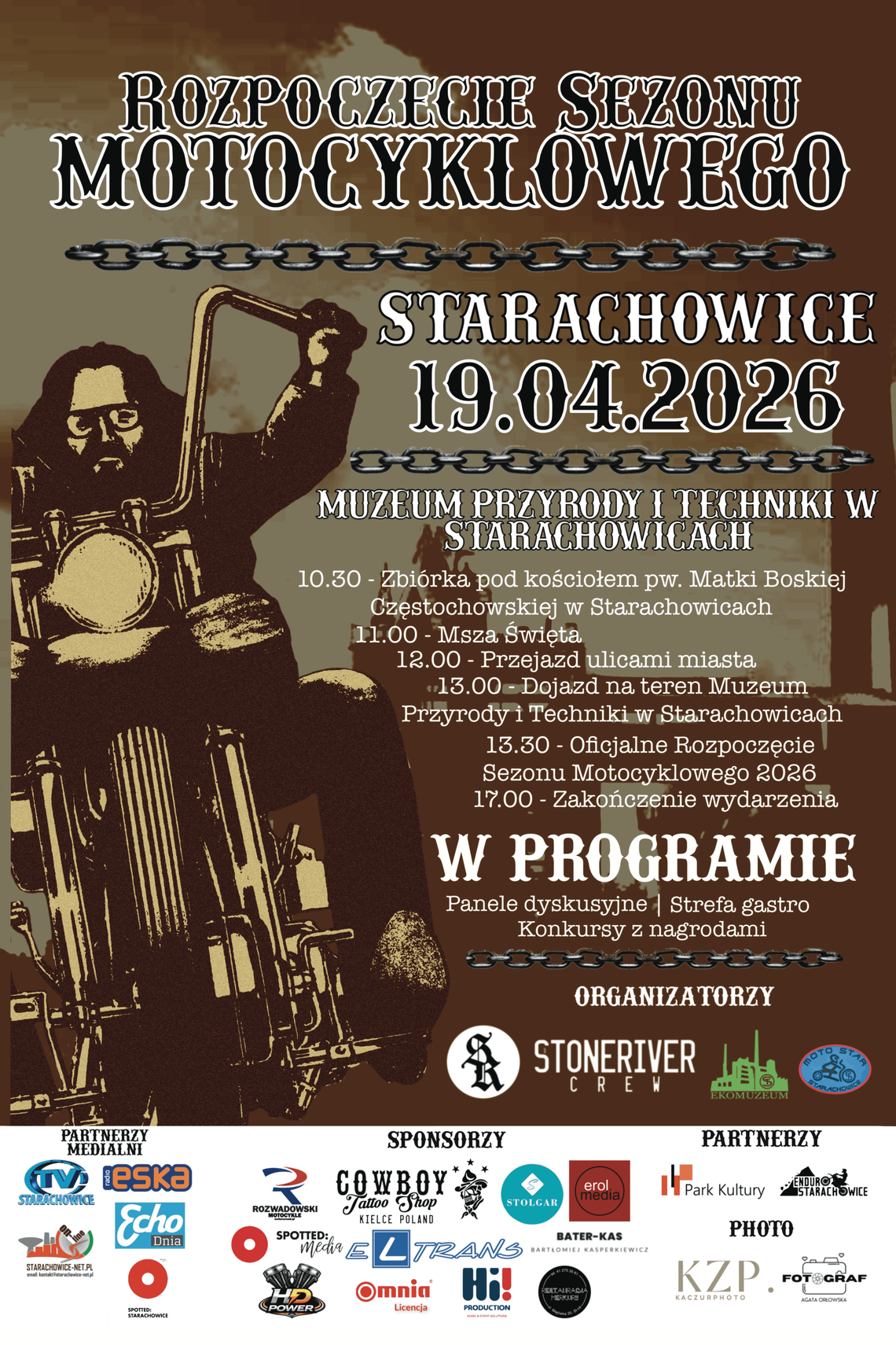 XIII Otwarcie Sezonu Motocyklowego 2026 w Starachowicach w nowej formule